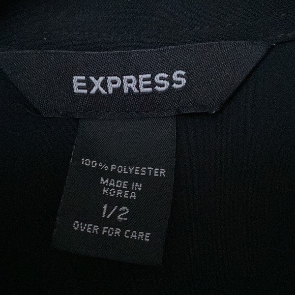 Express Black black dress. Size 1-2 - Picture 3 of 4